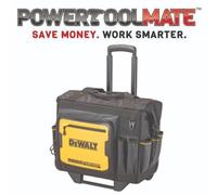 Dewalt DWST60107-1 Pro 18" Rolling Tool Bag Case Storage 27 Pockets Wheeled
