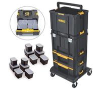 Dewalt Dwst60490-1 5 Piece Tstak Dolly Bundle - Drawers Deep Case Tote Trolley