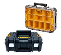 Dewalt DWST82968-1 Watersealed Stackable Tool Fixing Organiser + Tstak 2 Case