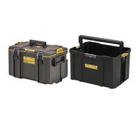 DeWalt DWST83342-1 TOUGHSYSTEM Large Capacity Box, X, Grand Coffret IP65 & DWST1-71228 Tstak Tool Carry Tote Tool Box