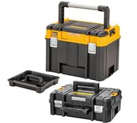 Dewalt Dwst83343-1 Deep Tstak 2.0 Organiser Storage Box Tote + Dwst1-70703 Case