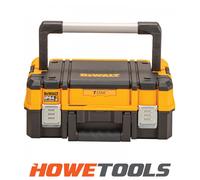 DEWALT , Black and Yellow TSTAK 2.0 Shallow Toolbox with Long Handle