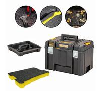 Dewalt DWST83346-1 TSTAK 2.0 VI Deep Tool Storage Case + 50mm Shadowfoam Insert