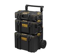 DEWALT DWST83402-1 TOUGHSYSTEM 3-in-1 Kit - 2 Small and Medium Capacity Boxes and 1 Large Capacity Mobile Case - IP65 - 554 x 500 x 1150 mm - Robust - TAG TOOL CONNECT