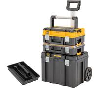 Dewalt Dwst83411-1 Tstak 2.0 Tower Rolling Mobile Tool Storage Boxes + Tote Tray