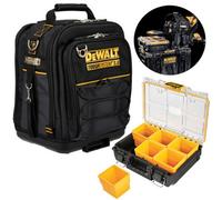 Dewalt Dwst83524-1 Toughsystem 2 Heavy Duty Tool Bag + Half Width Organiser Case