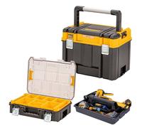 Dewalt DWST83535-1 Deep TSTAK 2.0 Organiser Storage Box + Tote Tray + Organiser