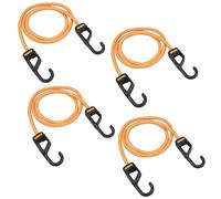 DEWALT DXBC300484 Black/Yellow 48” Premium Heavy-Duty Bungee Cords, 4 Pack