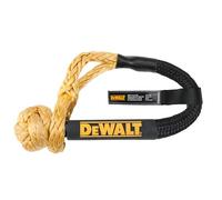 DEWALT DXBC90008 Black/Yellow 1/2” x 24" Kinetic Soft Shackle with 6” Loop - 15,000 lb Safe Working Load / 45,000 lb Break Strength