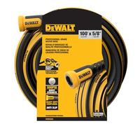 DEWALT DXMH3288 Professional Grade Heavy-Duty Water Hose 100' x 5/8" Garden, Yellow, Black