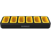 DEWALT DXPMRCH6-800 6 Port Charger for DXPMR800 Walkie Talkie Two-Way Radios - Charges 6 Walkie Talkies simultaneously