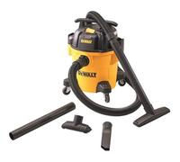 DEWALT DXV20PA Wet and Dry Vacuum Cleaner 240v also converts into a blower - polymer body can withstand the rigors of tough job sites - built-in drain port allows for convenient emptying of liquids