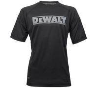 Dewalt Easton Black Lightweight Moisture-wicking Polyester Work T-shirt