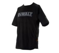 DeWalt Easton PWS Performance T-Shirt Black Sweat Wicking Workwear M-XXL