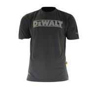 DEWALT Easton XL Easton Black PWS Performance T-Shirt (Lightweight Design with Vented Sides), Size Extra Large