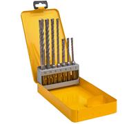 DEWALT DT8976-QZ Set De 7 Drill Bits Xlr(r) Sds-plus En Cassette De Metal O 5,6, 8 (110mm) 6, 8, 10, 12 (160mm) for DIYers & professionals, ideal for drilling and material removal, 110mm