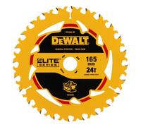 DeWalt Elite Circular Saw Blade 165mm 24T 20mm