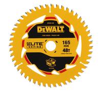 DeWalt Elite Fine Finish Circular Saw Blade 165mm 48T 20mm