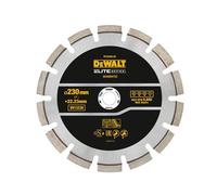 Dewalt Elite Series Asphalt Diamond Segmented Wheel 230mm X 22.23mm For Precision Cutting