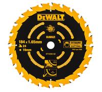 Dewalt Extreme 2nd Fix Circular Saw Blade 184mm x 16mm x 24T DT10302