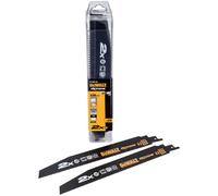 DeWalt Extreme 2X Life General Purpose Reciprocating Sabre Saw Blades 228mm Pack of 25