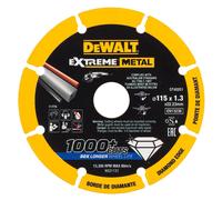 Dewalt Extreme Diamond Cutting Disc for Metal 115mm x 22.23mm x 1.3mm DT40251