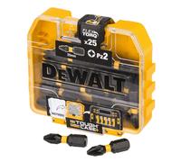 Dewalt Extreme FLEXTORQ PZ2 Screwdriver Bits 25mm Pack of 25 DT70556T