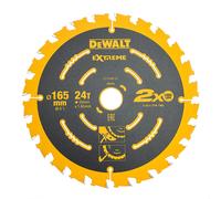Dewalt Extreme Framing Circular Saw Blade for Wood 165 x 20mm x 24T DT10300