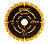 Dewalt Extreme Framing Circular Saw Blade for Wood 190 x 30mm x 24T DT10304
