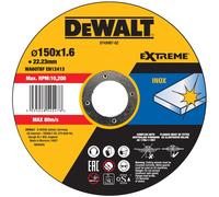 Dewalt Extreme Long Life INOX Stainless Steel Cutting Disc 150mm 1.6mm Pack of 1