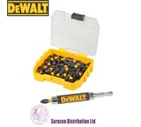 DEWALT EXTREME TORSION TIC-TAC BOX, 25 x PZ2 & MAGNETIC BIT HOLDER- DT70556T-QZ