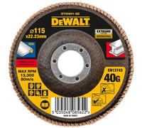DeWalt Extreme Zirconium Oxide Flap Disc 115mm 40g Pack of 1