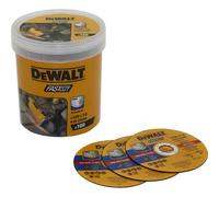 DeWalt Fast Cut Steel Cutting Discs Tub 125mm Pack of 100