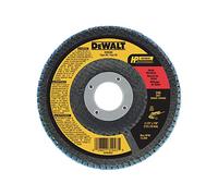 DEWALT Flap Disc, Zirconia, 4-1/2-Inch by 7/8-Inch, 40-Grit (DW8306)