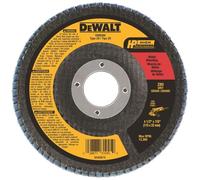 DEWALT Flap Disc, Zirconia, 4-1/2-Inch x 7/8-Inch, 80-Grit (DW8309)