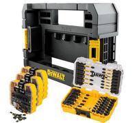Dewalt Flextorq 106 Piece Impact Screwdriver Bit Set + Tough Case Tstak Caddy