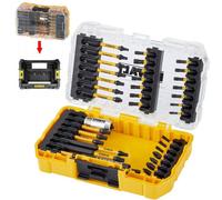 Dewalt Flextorq 37 Pc Screwdriver Impact Rated Bit Set Drive Guide + Tough Case