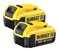 DeWalt Genuine DCB182X2 18V XR Li-ion 2 x 4.0Ah Batteries (Pack of 2)