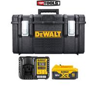 Dewalt Genuine DCB184 18V 5Ah Li-Ion Battery + DCB1104 Charger & 1.0 DS300 Case