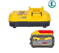 DeWALT DCB547-XJ cordless tool battery / charger, Rechargeable battery yellow/black, Battery, Lithium-Ion (Li-Ion), 9 Ah, 18 V, DeWalt, XR FLEXVOLT