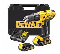 DEWALT GG107 18V Combi Drill X2 Upgraded 1.5AH Batteries Fast Charger,Latest T STAK CASE*Complete KIT,Black