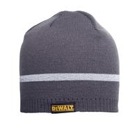 DeWalt Reflective Beanie Hat Grey One Size