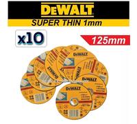 DeWalt High Perfomance Steel Cutting Discs 125mm 1mm Pack of 25