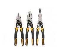Dewalt Hand Tools Compound Action Pliers Set, 3 Piece Multi Colour (One Size)