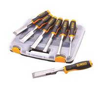 Dewalt Wood Chisel Set and Side Strike 6pc 25mm Chisel DWHT16852-9 DWHT0-16065
