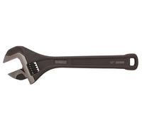 DEWALT All Steel Adjustable Wrench 12in, with Precision Engineered Jaws to facilitate Minimal jaw Movement Between Movable and Fixed Jaws for Precise adjustments.