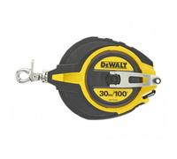 Dewalt Hand Tools Steel Long Tape Measure 30M/100Ft (Width 12mm) Multi Colour (One Size)