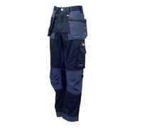Dewalt Harrison Pro-Stretch Holster Work Trousers Black / Grey 30" 33"