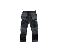 Dewalt Harrison Pro Stretch Fit Trousers Black/Grey -4 Way Worker Plus trade