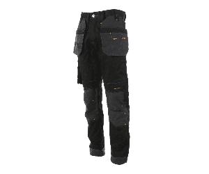 DeWalt Harrison Regular Fit Stretch Trouser Black/Grey 31" 42&qu 42" 31"